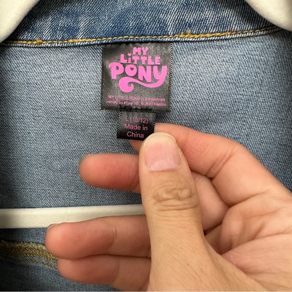 Girls' My Little Pony x Prabal Gurung ' Jean Jacket - Blue Denim kids size 10-12 - Picture 3 of 4